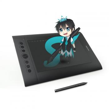 Huion H610 Pro V2 Graphic Drawing Tablet with Tilt Function Battery-Free Stylus and 8192 Pen Pressure Levels
