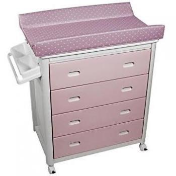 Plastimyr - Bañera cajones rosa TOPOS rosa