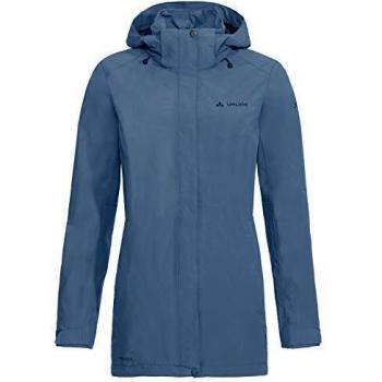 VAUDE Skomer II, 2-Lagen Chaqueta Impermeable, Mujer, Tempest Blue, 38