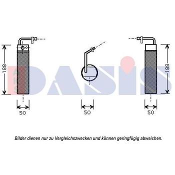 AKS DASIS Filtro deshidratante, aire acondicionado - EAN: 4044455541745