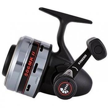 Abu Garcia 506 MKII Cardinal - Carrete de Pesca, Color Negro y Plateado