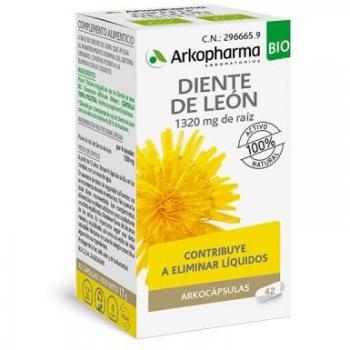 Arkopharma Arkocápsulas Diente De León - Suplemento alimenticio en cápsulas, 42 cápsulas, formulado con extracto de diente de león, ayuda en la digestión y detoxificación del organismo