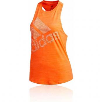 adidas Bos Logo Tank Camiseta De Tirantes, Mujer, coalre, S