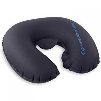 Lifeventure Inflatable Neck Pillow, Unisex-Adult, Grey, One Size