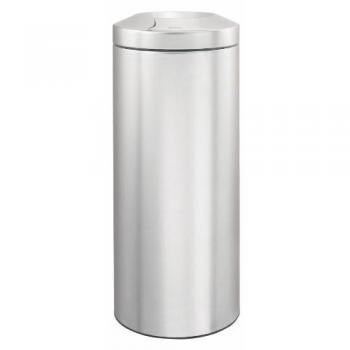Brabantia Flame Guard Waste Paper Bin 30L Matt Stainless Steel