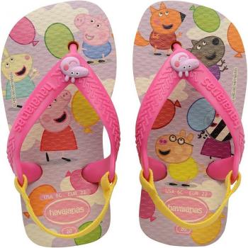 Chanclas de baño Havaianas Baby Peppa Pig rosa amarillo 19-20