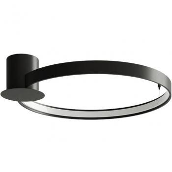 Plafón LED integrado Rio Integrated Acero Negro 1 bombilla 12,5cm