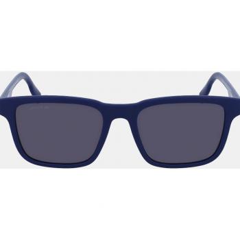 Gafas de sol Lacoste L997S para hombre, cuadradas en azul marino con detalle de marca y lentes grises