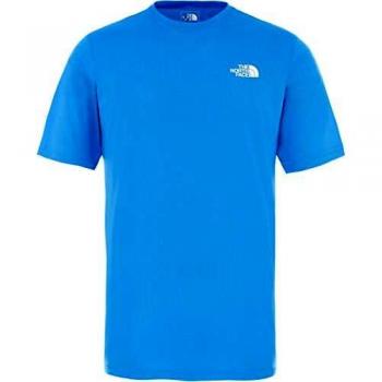 The North Face Flex II Clear Lake Blue 2020 - Camiseta de manga corta para hombre, primavera/verano, color azul claro, tamaño large