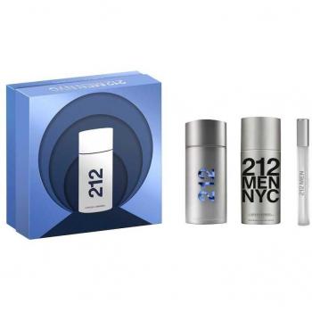 212 Men Deluxe Gift Set - Eau de Toilette 100 ml + Deodorant 150 ml + Miniature 10 ml