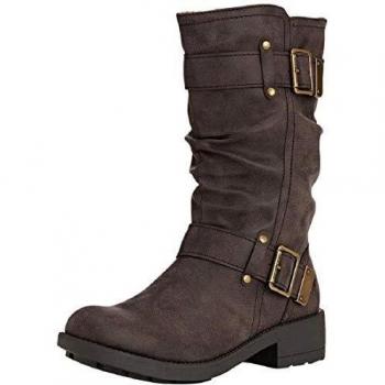 Rocket Dog Women's Trumble Biker Boots, Brown