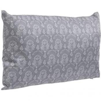 Cojín decorativo de jardín Adiya gris 50x30 cm - Poliéster