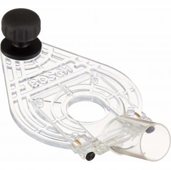 Bosch GKF 600 - Placa base con empuñadura y racor de aspiración, pack de 1
