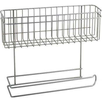 Metaltex PORTARROLLOS POLYTHERM 'Space Line', Plata, Plateado, Estándar