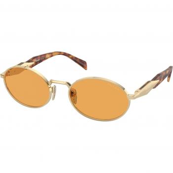 Prada PR 65ZS ZVN02Z Women's Sunglasses Gold Size 55 Round
