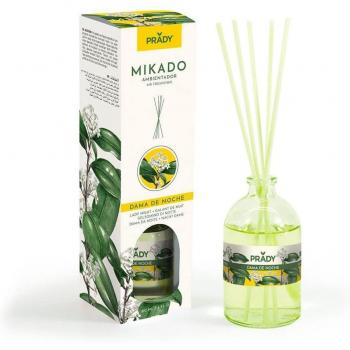 Ambientador Mikado Prady Dama de Noche 100ml con Varitas Difusoras
