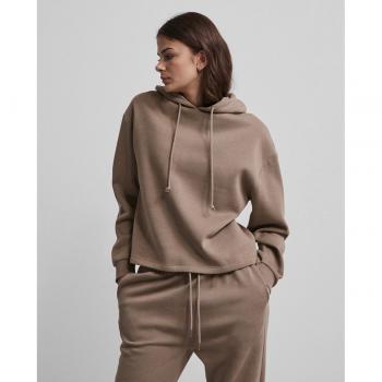 Sudadera de chándal de manga larga para mujer Pieces Chilli Silver Mink