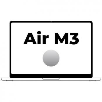 Apple MacBook Air M3/8GB/256GB SSD/GPU 8 Núcleos/13.6 Plata