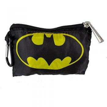 Mochila Negra DC Batman - Mochila de tela resistente, diseño gráfico del personaje Batman, compartimentos múltiples para almacenamiento, correas ajustables y acolchadas, capacidad ideal para uso diario o escolar