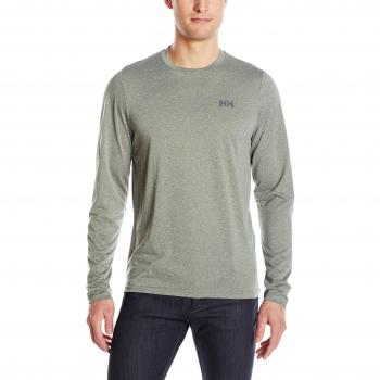 Helly Hansen Sigel Logo Ls Tee, Camiseta de Manga Larga para Hombre, Verde