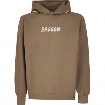 Unisex Brown Cotton Vintage Hoodie Sweater Size S