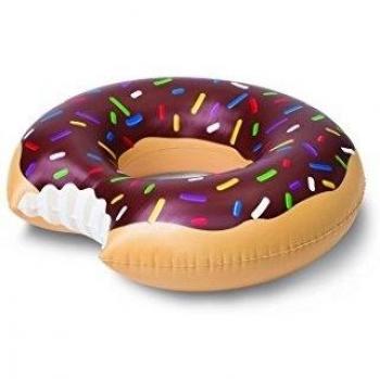 BigMouth Inc Flotador de la Piscina del Buñuelo del Chocolate