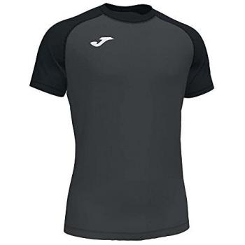 Camiseta manga corta hombre Teamwork antracita negro Joma