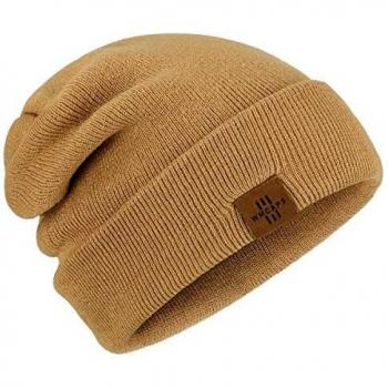 Wmcaps Gorro de Invierno, Hombre Gorros de Punto Unisex Slouch Cráneo Sombreros, Diseño Clásico Moderno y Suave