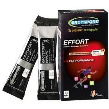Nutergia Ergysport Esfuerzo Sabor Melocotón Estuche de 6 Stickpacks