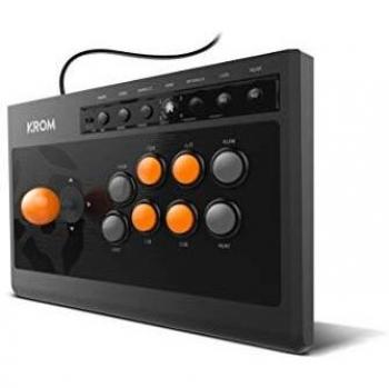 Krom Kumite - NXKROMKMT - Gamepad Arcade Multiplataforma, Fighting Stick, compatible PC, PS3, PS4 y XBOX One