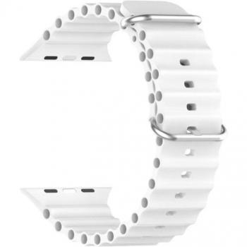 Correa Ksix Urban 2 Nylon Blanca para Apple Watch 42/44/45mm