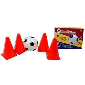 REIG - Set fútbol balón y 4 Conos, 20 x 20 cm (9828