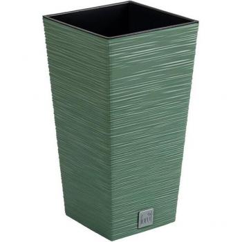 Macetero Prosperplast Color Cemento con Depósito - Colección FURU