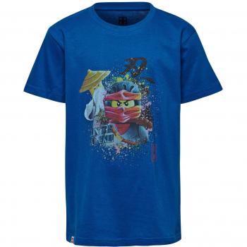 LEGO Wear Boy Ninjago Cm-50231-T-shirt Camiseta, Azul