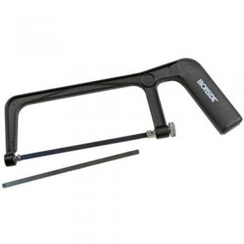 Sierra de arco mini para metales 150 mm con 2 hojas
