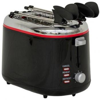 Tostadora Ardes AR1T25 850W 2 Rebanadas Negro Acero Inoxidable con 7 Niveles de Tostado y Recogedor de Migas Removible