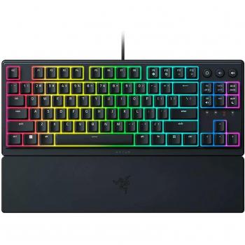 Teclado Gaming Razer Ornata V3 TKL - Retroiluminación RGB, Cableado, Reposamuñecas y Teclas Híbridas Méca-Membrana