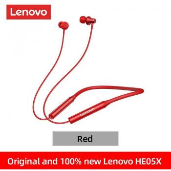 Auriculares deportivos inalámbricos Lenovo HE05X, Bluetooth 5.0, intrauditivos, resistentes al agua, con banda para el cuello