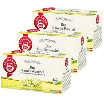 Organic Chamomile and Fennel Herbal Infusion - 20 Double Chamber Tea Bags (32 g)