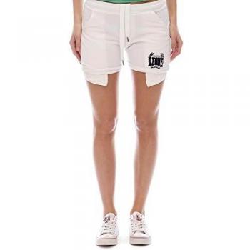 LEONE - Shorts de Mujer Knock out - Blanco