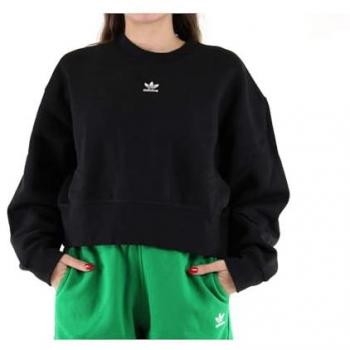 Adidas Adicolor Essentials Women's Cozy Black Crewneck Sweatshirt