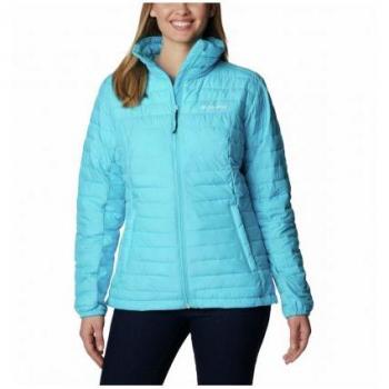Chaqueta Doudoune Columbia Silver Falls Full Zip Atoll mujer, color azul turquesa, talla S