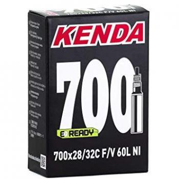 Cámara de Aire Kenda 700x28/32C Válvula Presta 60 mm Antipinchazos Autosellante Negra