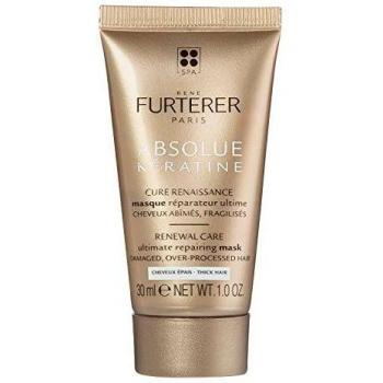 Rene Furterer ABSOLUE KERATINE Ultimate Máscara regeneradora para cabello dañado, sobreprocesado, cabello grueso, 1 fl. oz.