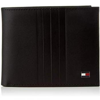 Tommy Hilfiger - Th Metro Mini Cc Wallet, Carteras Hombre, Negro