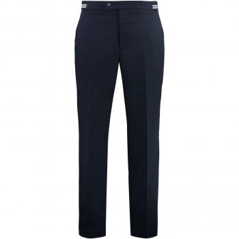 Moncler Men's Cotton Trousers, Blue, Size 48 (M), J10912A0001357448 Color 781