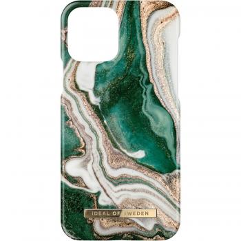 Funda de Moda para iPhone 12 Mini Mármol Jade Dorado