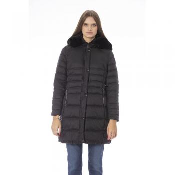 Baldinini Trend Black Polyester Jacket & Coat - L