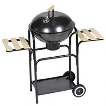 vidaXL KETTLE CHARCOAL BBQ GRILL BARBECUE STEEL