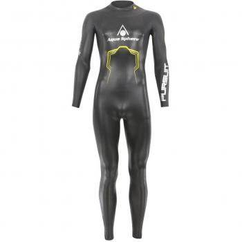 Aqua Sphere Hombres de Búsqueda Triatlón Traje, Hombre, Color Negro/Amarillo, Tamaño Medium Large